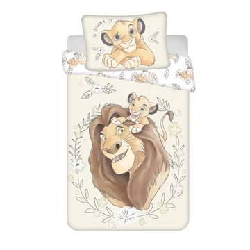 Disney Az Oroszlánkirály Simba gyerek, ovis ágyneműhuzat 100×135 cm, 40×60 cm