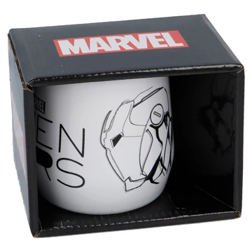 Marvel Vasember kerámia bögre, 350 ml, egyedi piros belsővel
