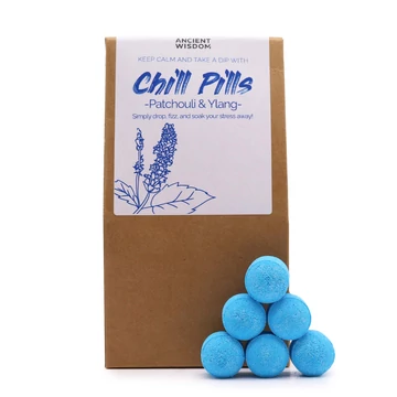 Pezsgő Fürdőtabletták Ajándékcsomagolásban 350g - Ylang & Pacsuli