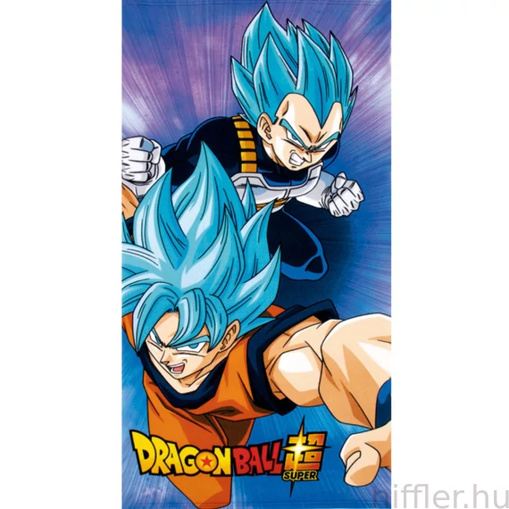 Dragon Ball Power fürdőlepedő, strand törölköző 70x140cm (Fast Dry
