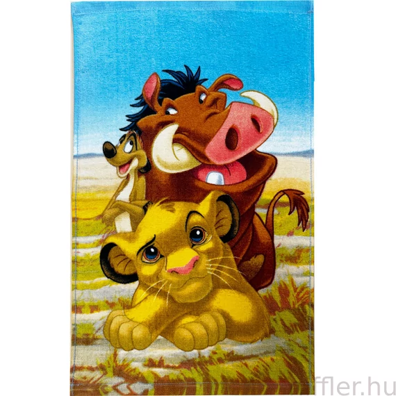 Disney Az Oroszlánkirály Pride Lands Trio kéztörlő, arctörlő, törölköző 30x50 cm