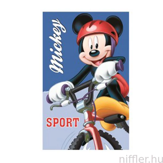 Disney Mickey Sporty Navy-Blue kéztörlő arctörlő, törölköző 35x65cm