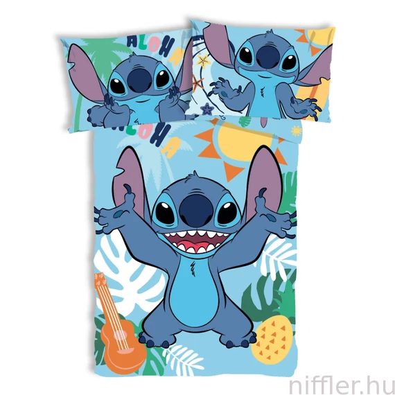 Disney Lilo és Stitch, A csillagkutya Tropical Paradise gyerek, ovis ágyneműhuzat 100×135 cm, 40×60 cm