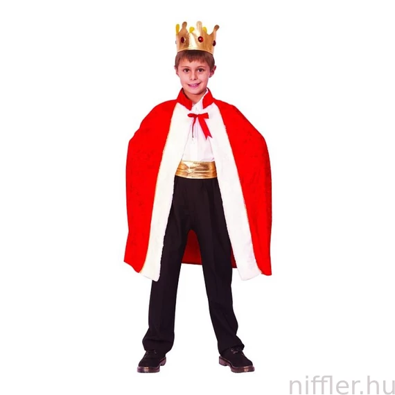 Király King jelmez 130/140 cm
