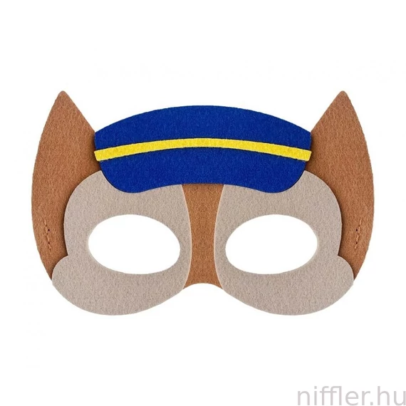 Kutyás Dog Brigade Police filc maszk 18 cm