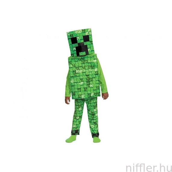 Minecraft Creeper jelmez 4-6 év