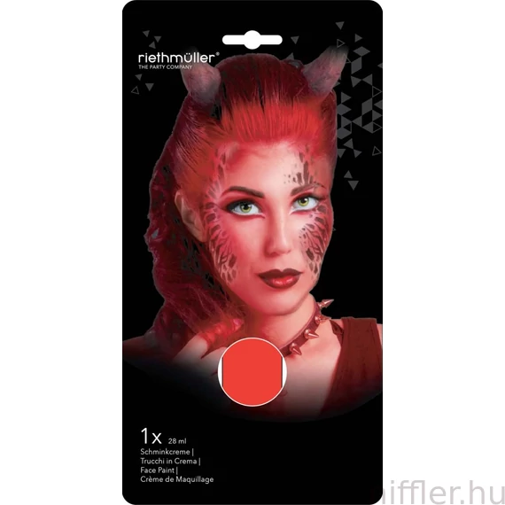 Piros arcfesték, smink 28 ml