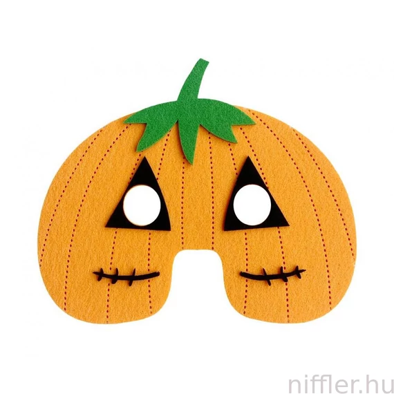 Tök Orange filc maszk 19 cm