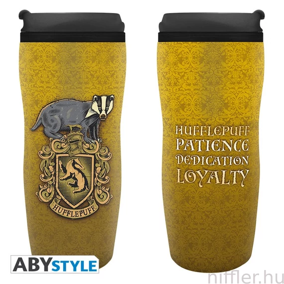 Harry Potter Hugrabug utazó bögre, 355 ml