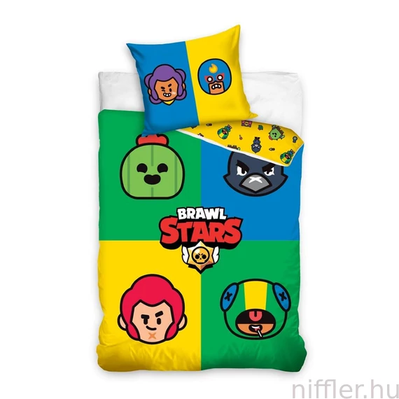 Brawl Stars Brawlers ágyneműhuzat 140×200cm, 70x90 cm