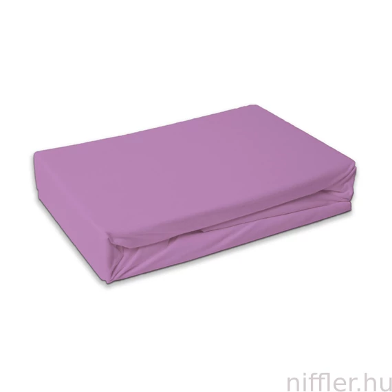 Lila Purple Orchid frottír gumis lepedő 180x200 cm