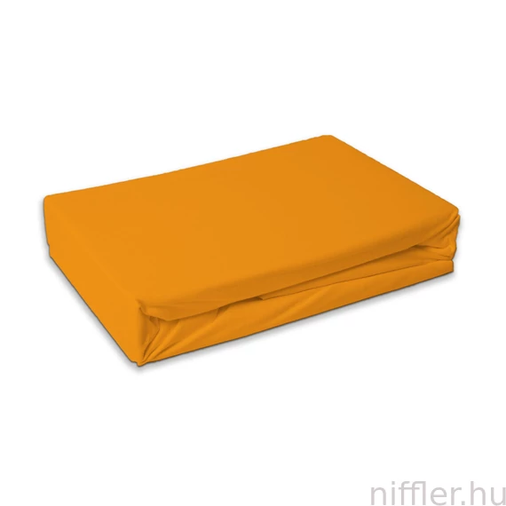 Narancssárga Orange frottír gumis lepedő 60x120 cm