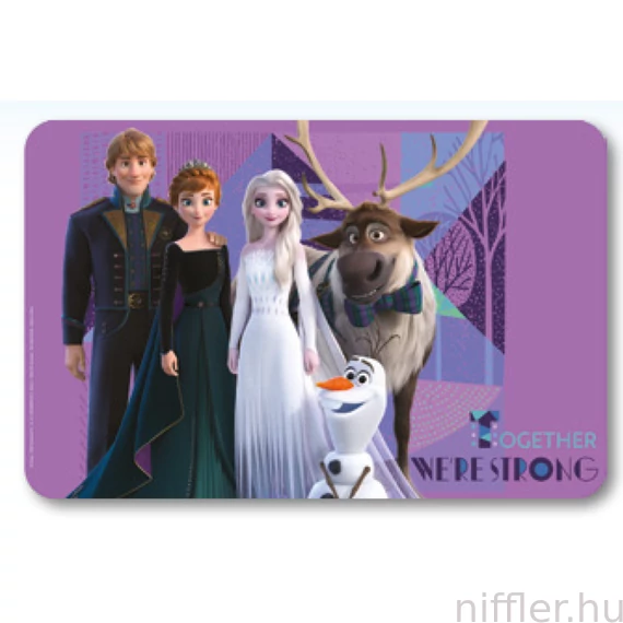 Disney Jégvarázs Strong tányéralátét 43x28 cm