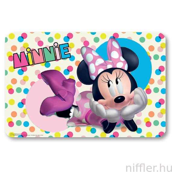 Disney Minnie Dots tányéralátét 43x28 cm