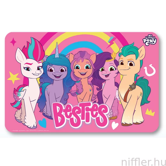 Én kicsi pónim Besties tányéralátét 43x28 cm