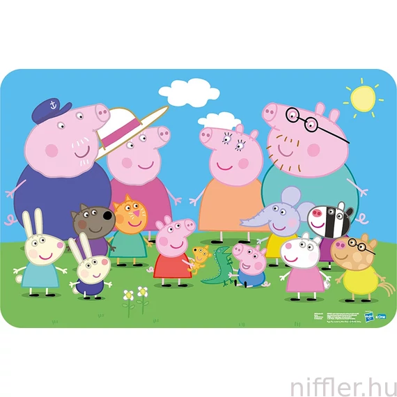 Peppa malac tányéralátét 43x28 cm