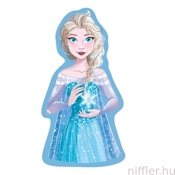 Disney Jégvarázs Elsa 3D formapárna, díszpárna 35 cm