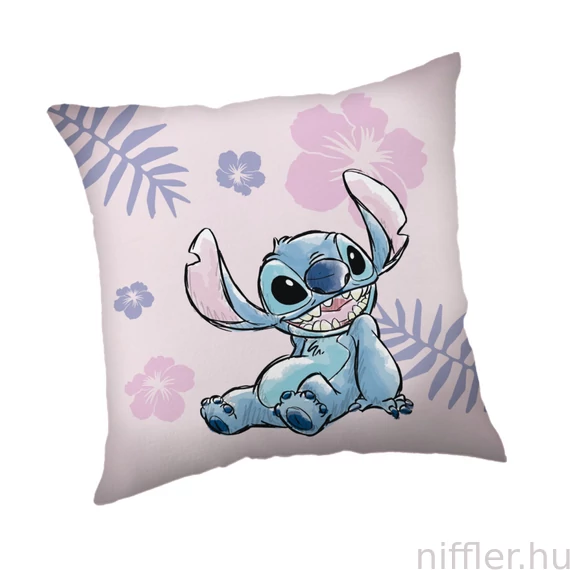 Disney Lilo és Stitch Pink párna, díszpárna 35x35 cm