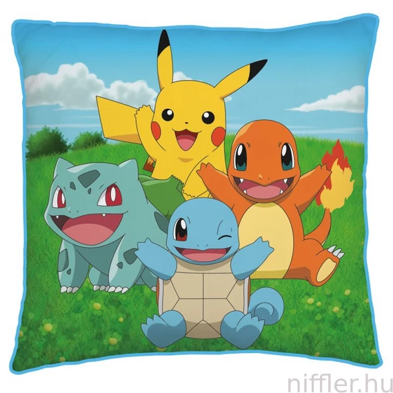 Pokémon párna, díszpárna 40*40 cm