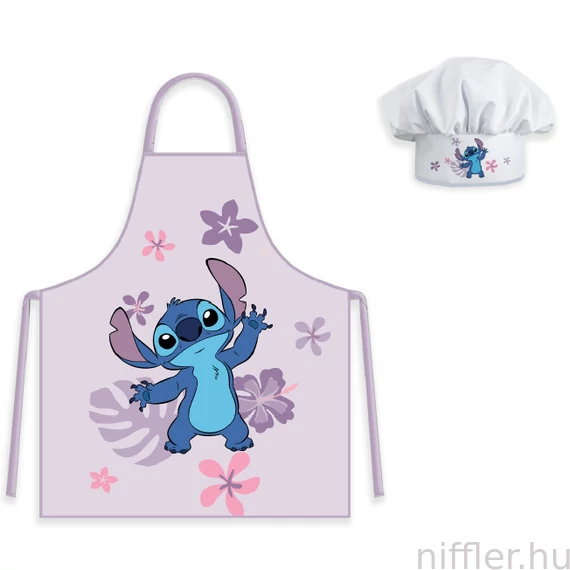 Disney Lilo és Stitch, A csillagkutya Hibiscus gyerek kötény 2 darabos szett