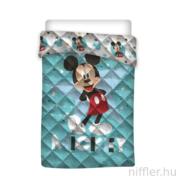 Disney Mickey Pose steppelt ágytakaró, paplan 140x200cm