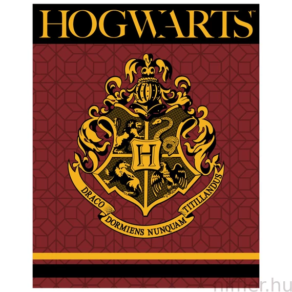 Harry Potter Crest coral fleece polár takaró 120x150cm