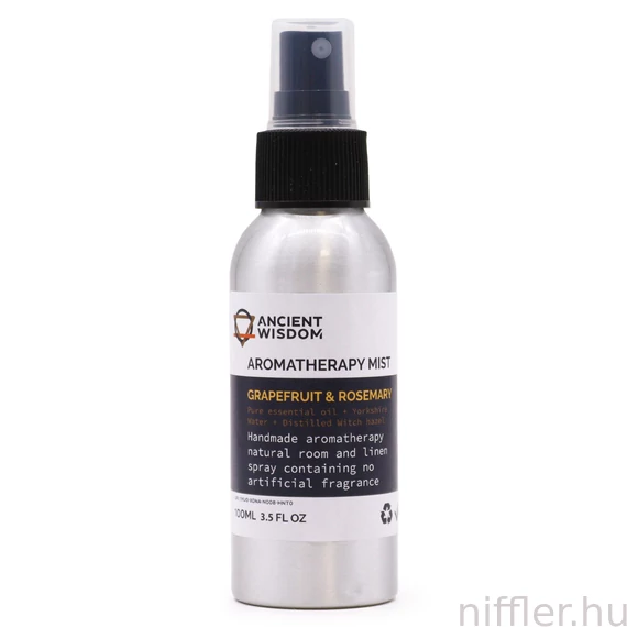 100ml Aeroszolos Illóolaj Szobaparfüm - Graperfruit és Rozmaring