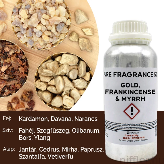 Arany, Tömjén és Mirha Illatolaj- 500ml