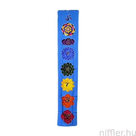 Chakra Banner - Kék Ég 183x35cm