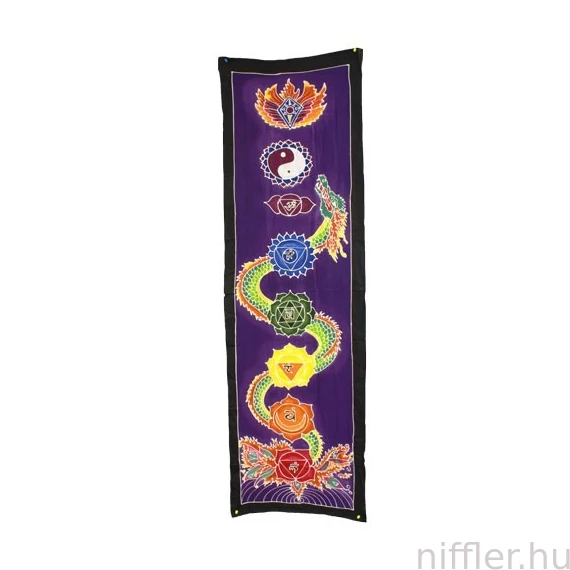 Chakra Banner - Sárkány 175x53cm