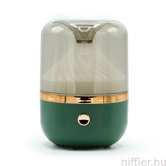 Zöld és Bronz Aroma Diffúzor - USB - Színváltós